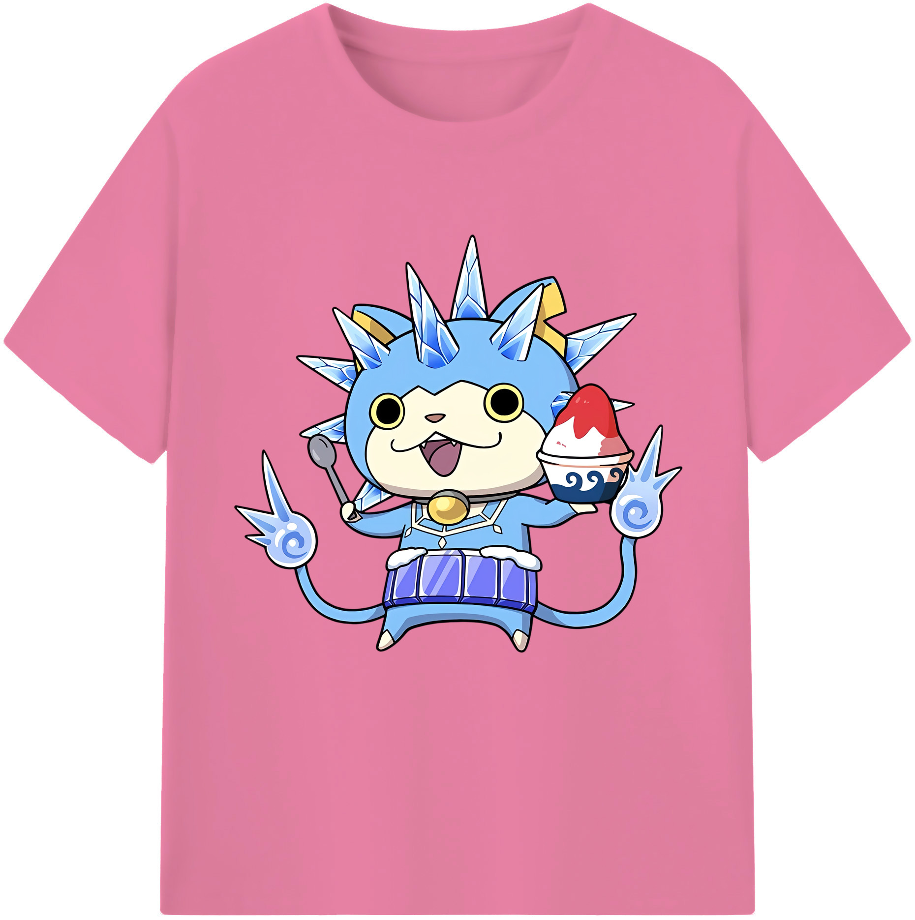 （画像用） 妖怪ウォッチ Yo-kai Watch 綿100％半袖Tシャツ（フロントプリント）